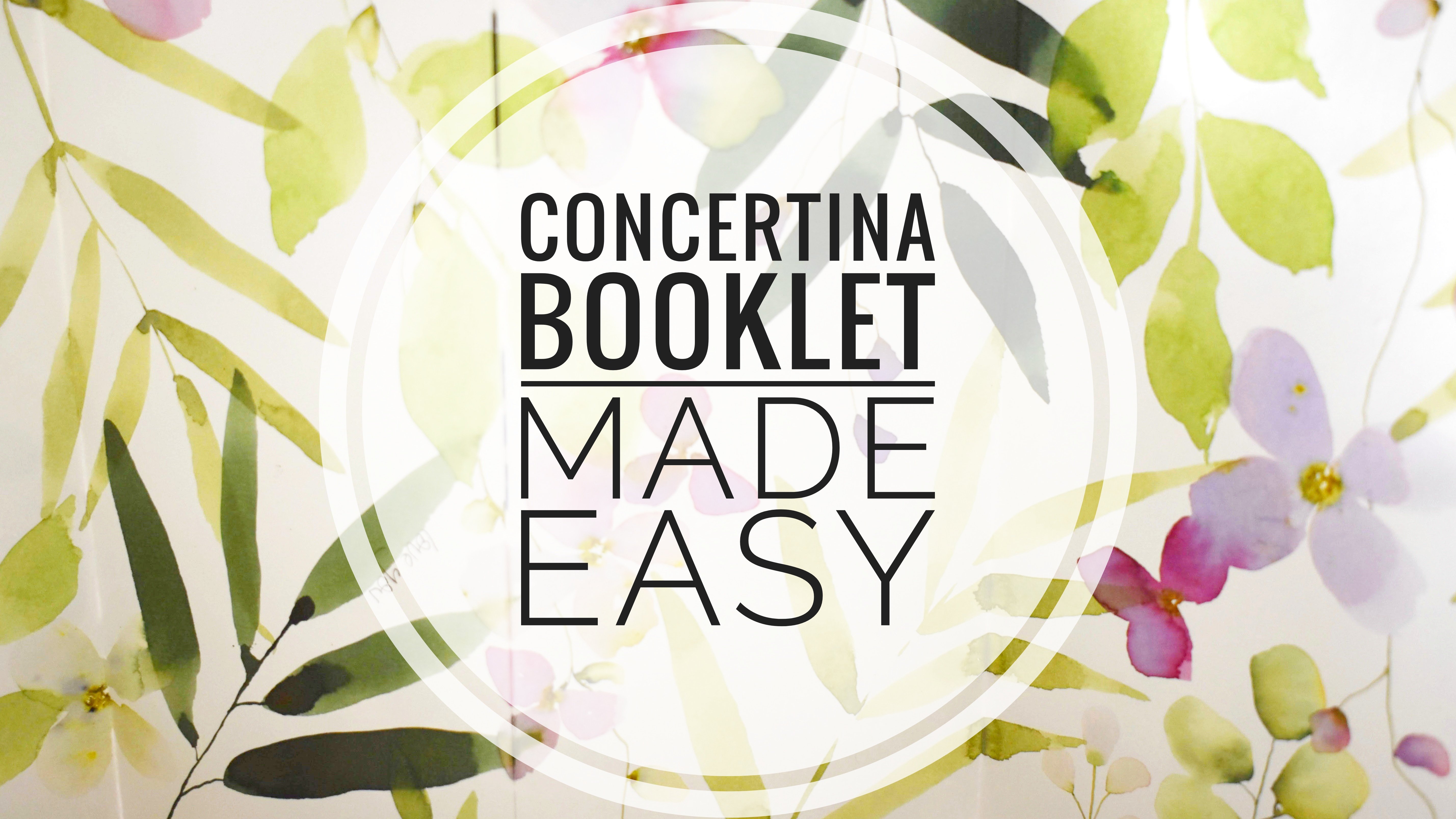 Concertina Booklet Made Easy Holly Tomas Design Skillshare