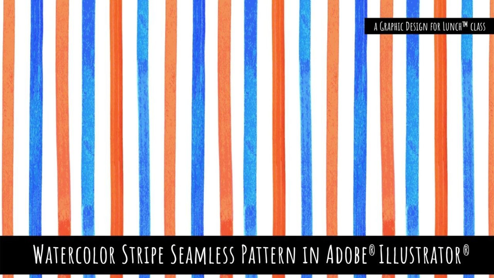 How to make seamless striped patterns in Illustrator 