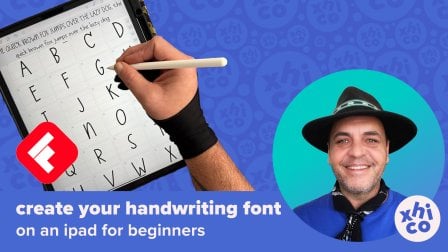 Create Your Own Handwriting Font on an iPad for Beginners