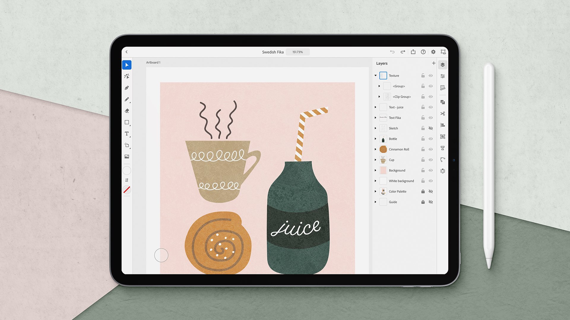 Introduction To Adobe Illustrator On The Ipad Design A Themed Illustration Maja Faber Skillshare