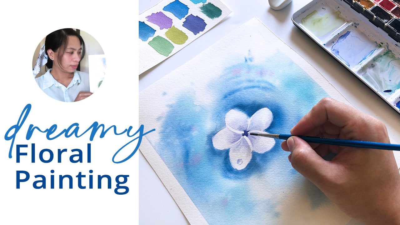 Rose Art Watercolor Painting Project - Rhythms of Play