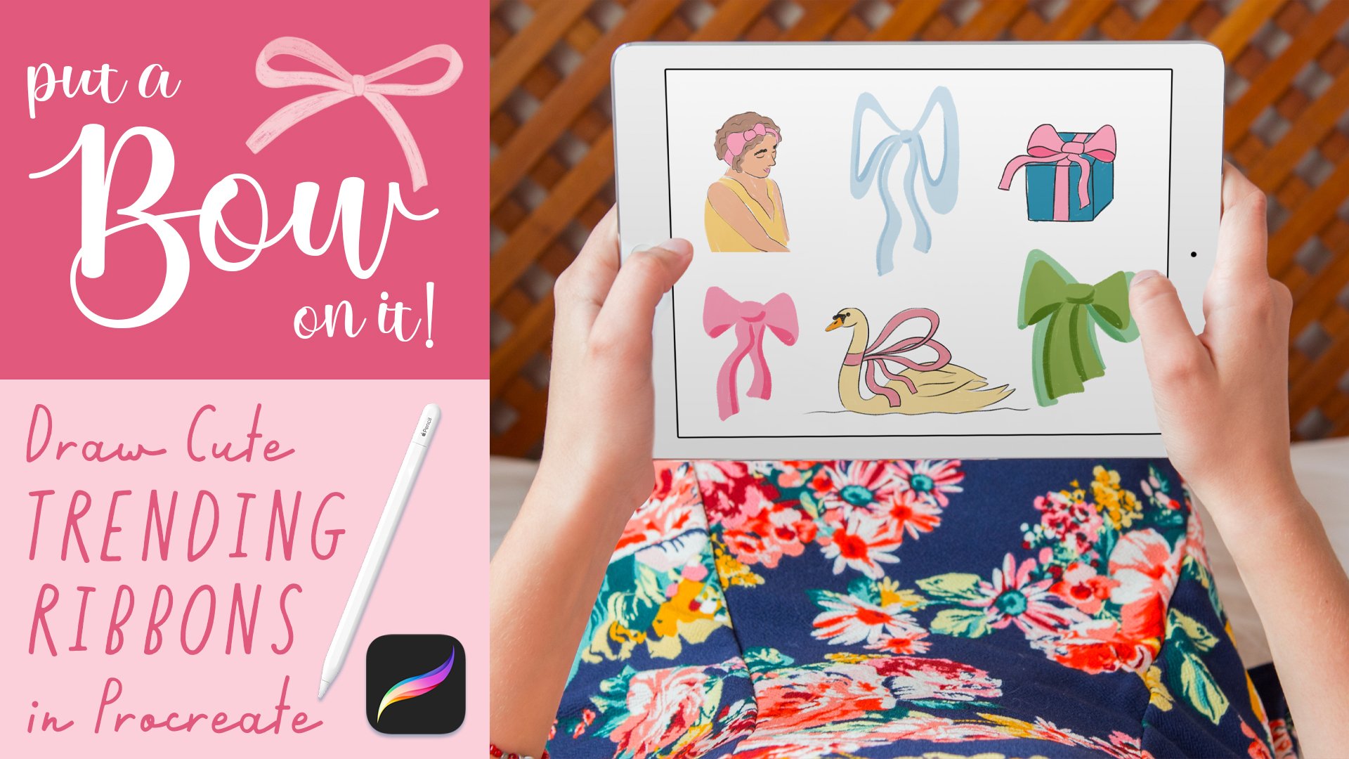 Put A Bow On It! Draw Cute, Trending Ribbons In Procreate | Carrie ...