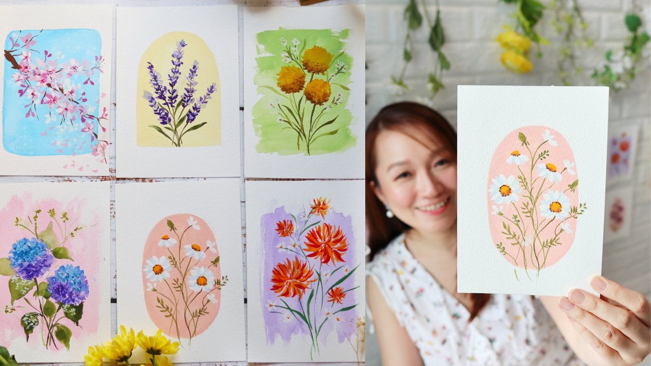 Loose Watercolor Florals: Learn To Paint Easy Flower Compositions And  Bouquets - Design Cuts