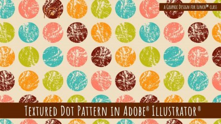 Textured Dot Pattern in Adobe Illustrator - A Graphic Design for