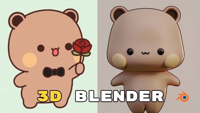 How to Make a Teddy Bear in Blender - Tutorial 