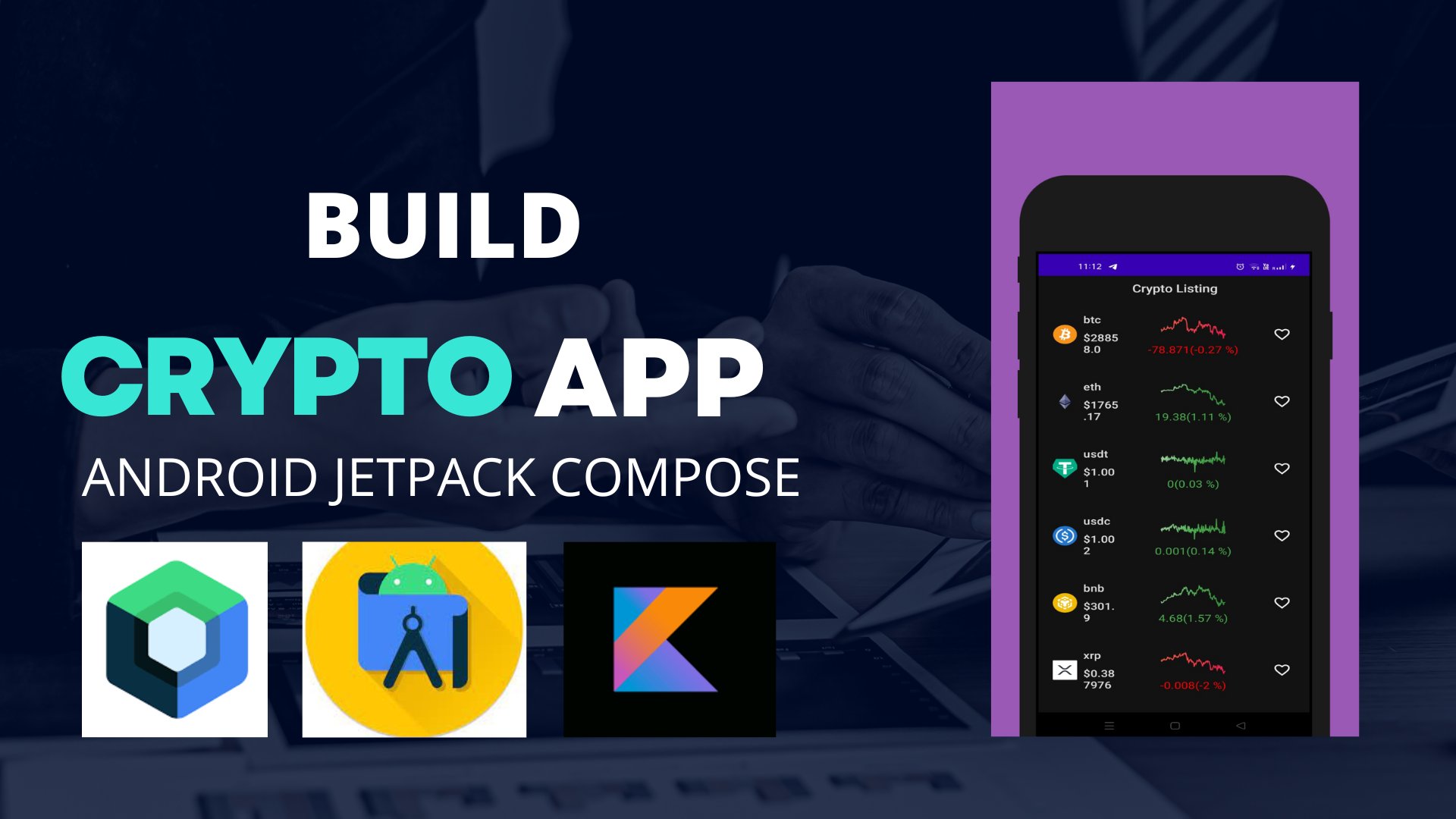 Construye aplicación Crypto con Android Jetpack Compose Jitendra