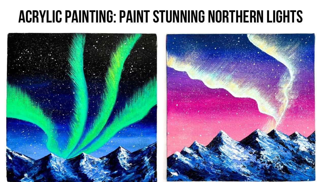 Create Stunning Northern Lights Chalk Pastel Art - Projects with Kids