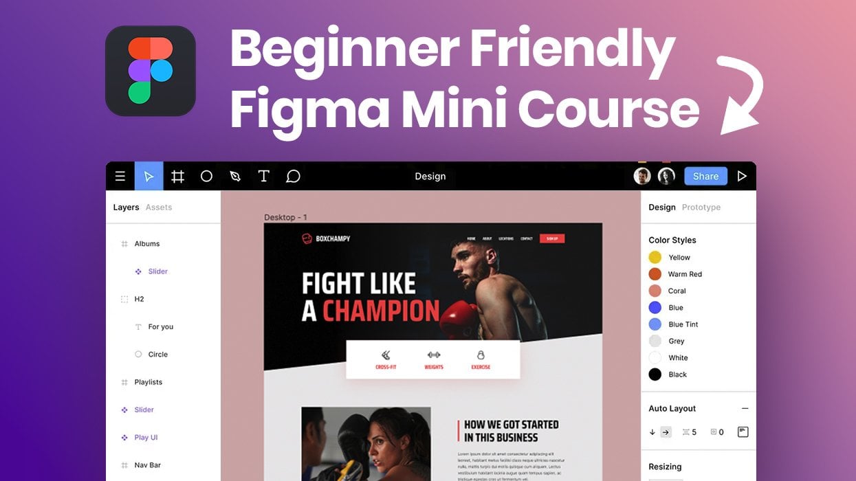 Introducing Figma: A Beginners Mini Course (2023 UI UX Design)