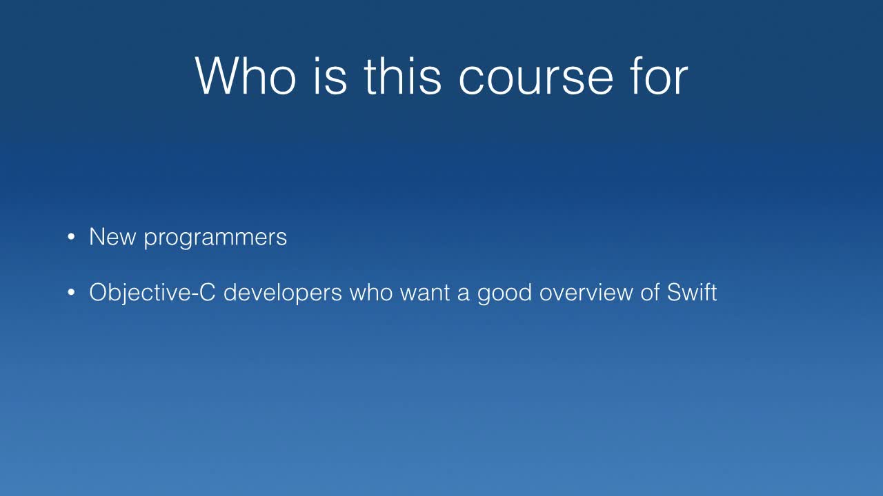 Learn Swift AZ Foundations to make iOS and OSX Apps Andrew Seeley