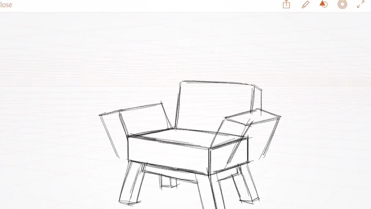 Draw a amazing furniture with the iPad. Felipe Simões Skillshare