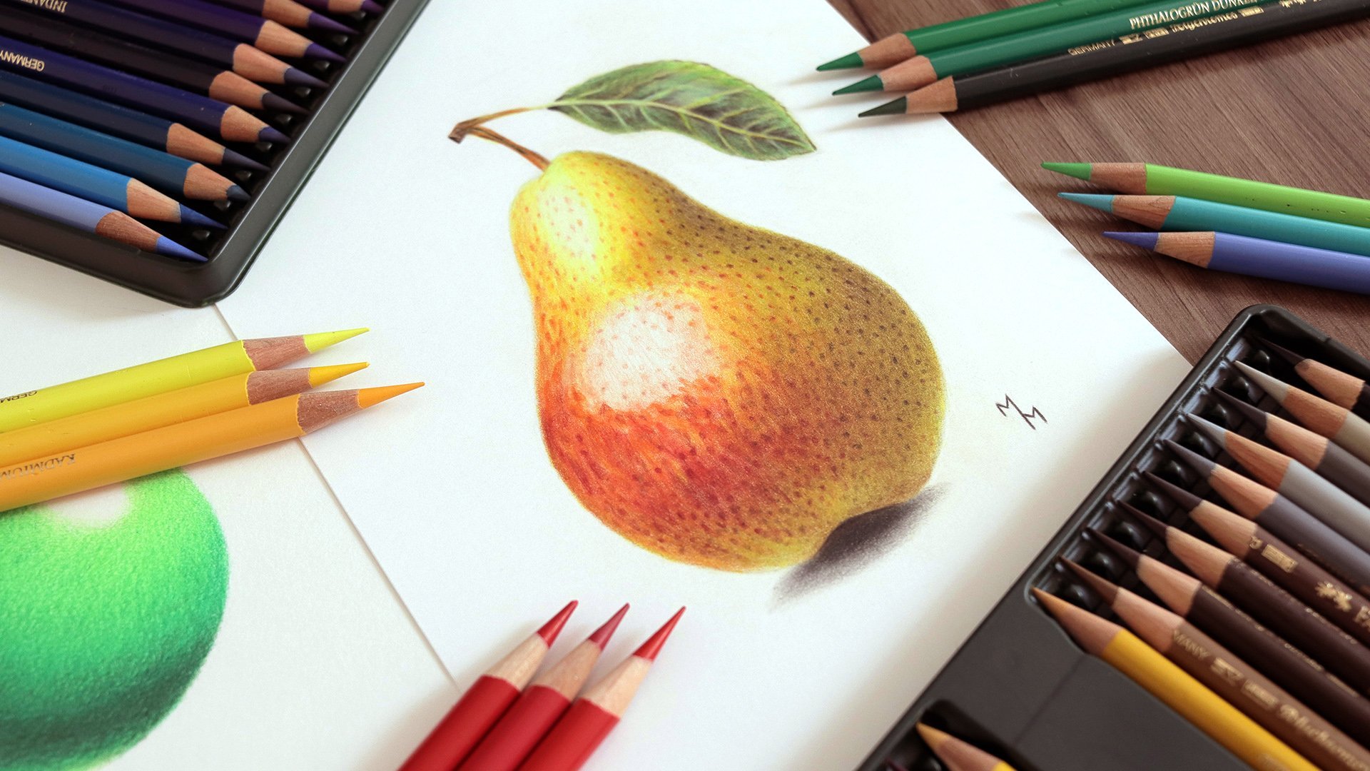 How to Create a Smooth Gradient with Colored Pencils