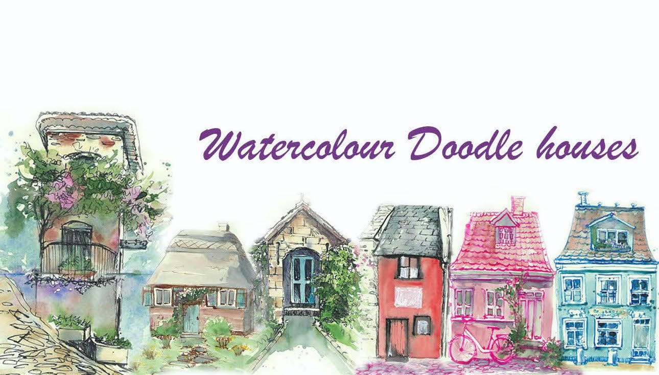 Old Stone Cottage: Line And Wash Watercolor Tutorial