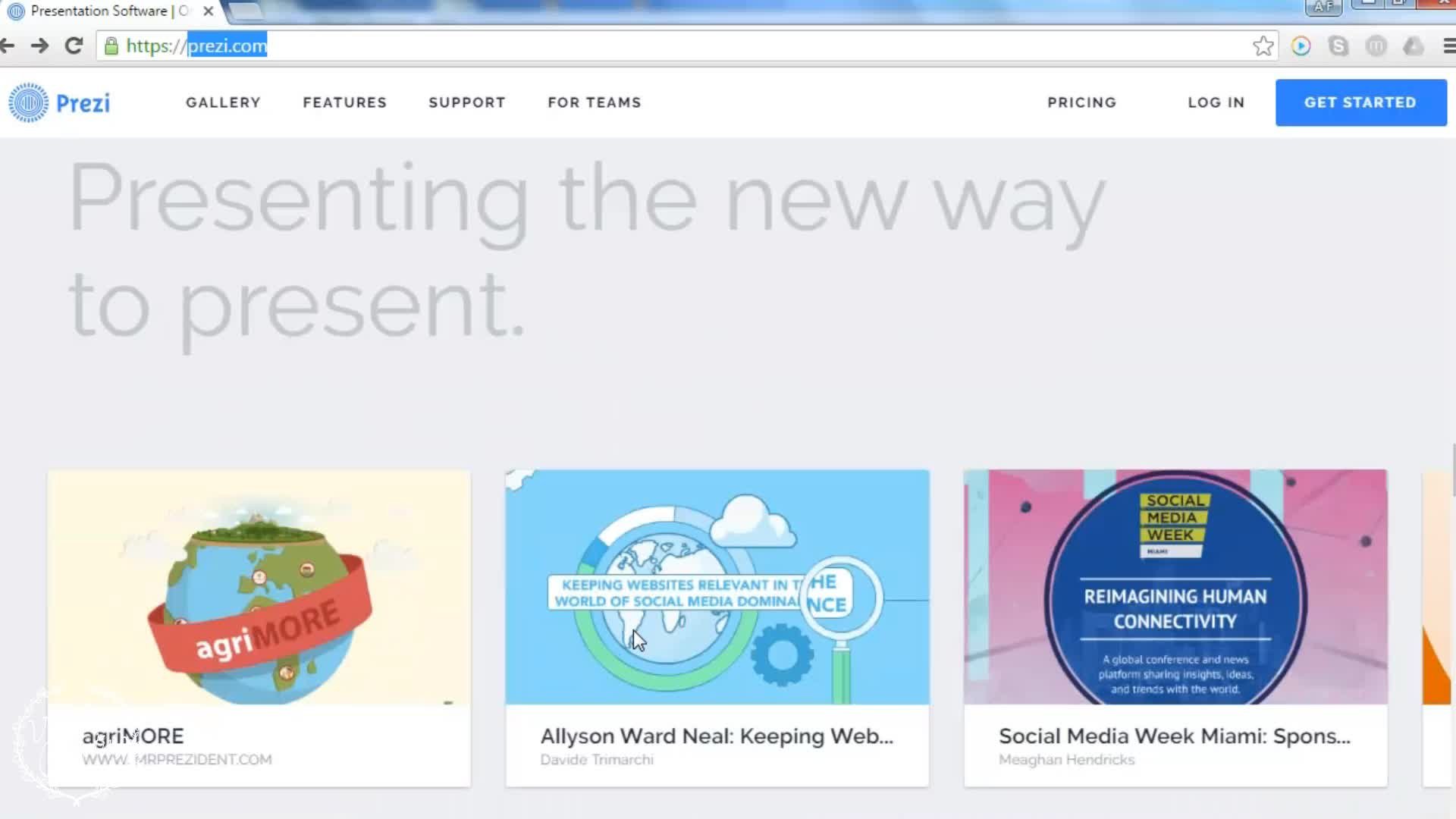 Prezi video maker picture