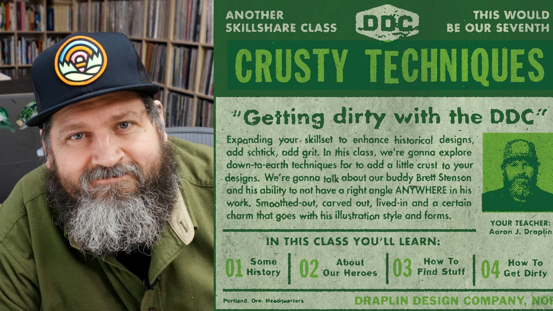 Dirty Design mit Draplin: Krustige Techniken zur Kreation wahrlich origineller Kunstwerke