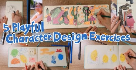 5 Playful Character Design Exercises to Spark Your Imagination