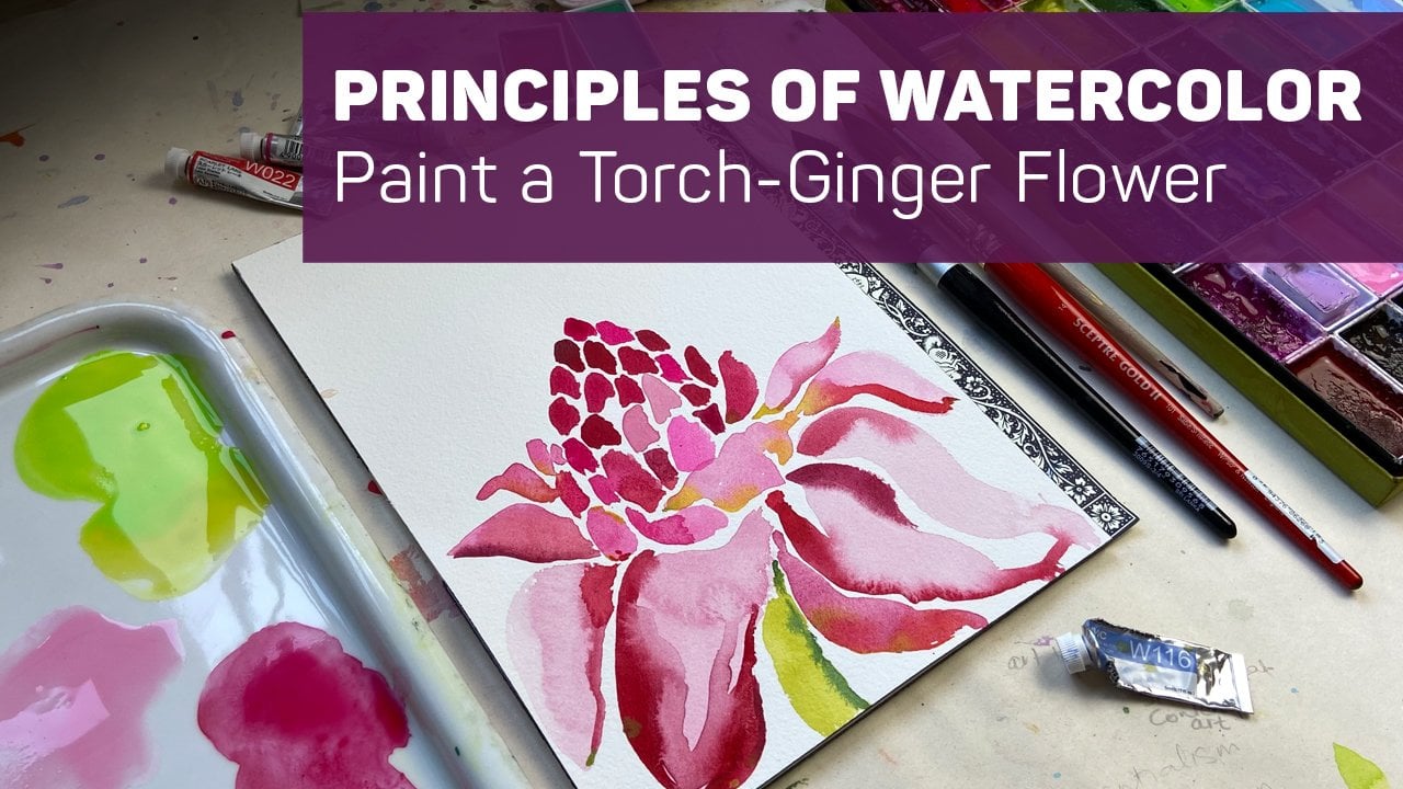 5 Principles of Watercolor Flowers