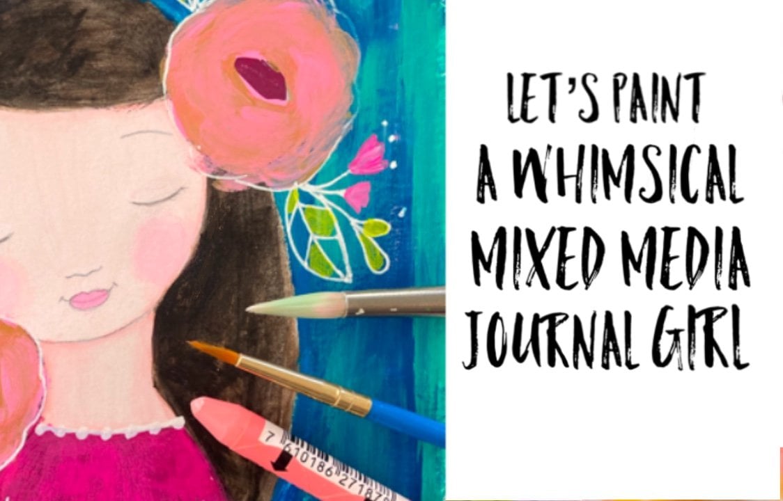 Studio Vlog: Mixed Media Art Journaling, Live Intuitive Painting