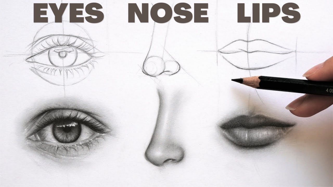 how to draw basic eyes