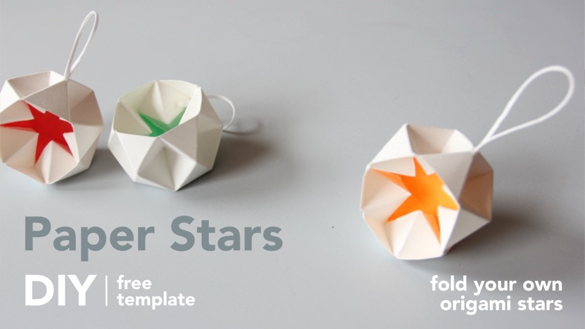 How to Make Paper Stars for Gifts