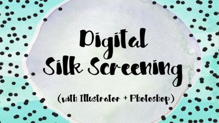 Digital Vinyl Silkscreening with Illustrator and Photoshop