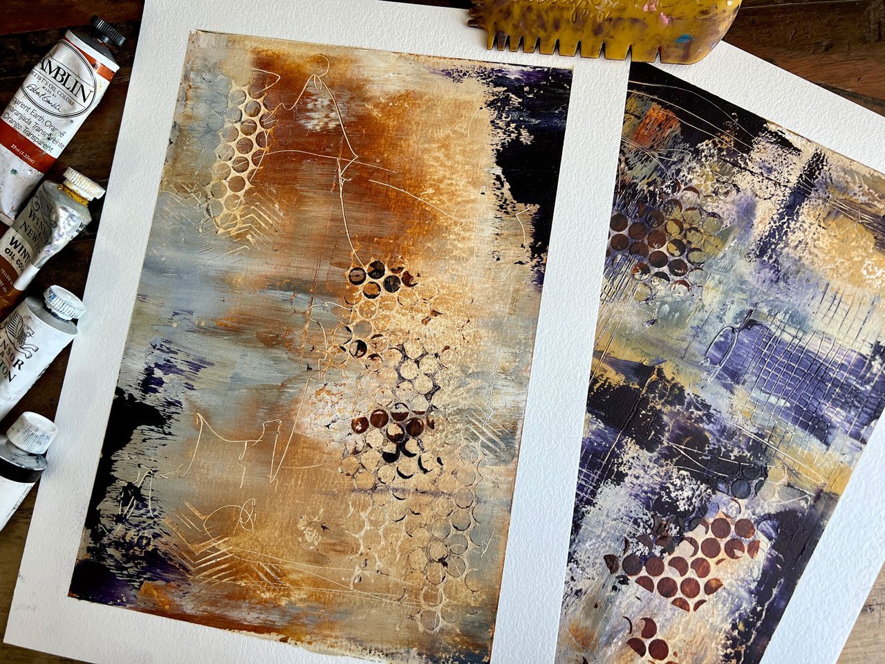 Oil & Cold Wax: Creating Abstract Art with Color Palettes Inspired by  Interiors, DENISE LOVE