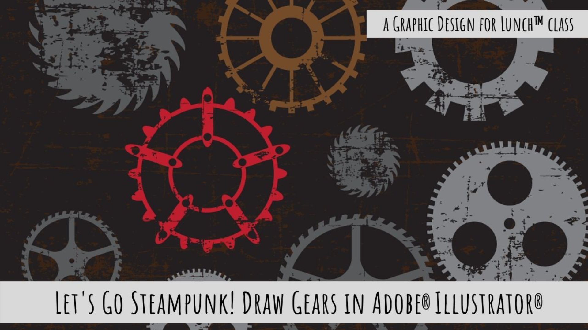 Let's Go Steampunk! Draw Gears in Adobe Illustrator - A Graphic