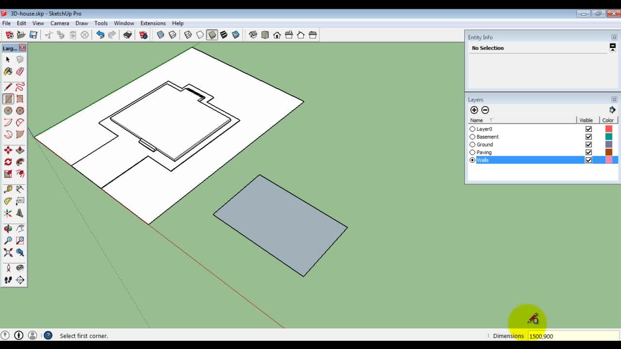 Sketchup For Beginners How To Create Your First 3d House