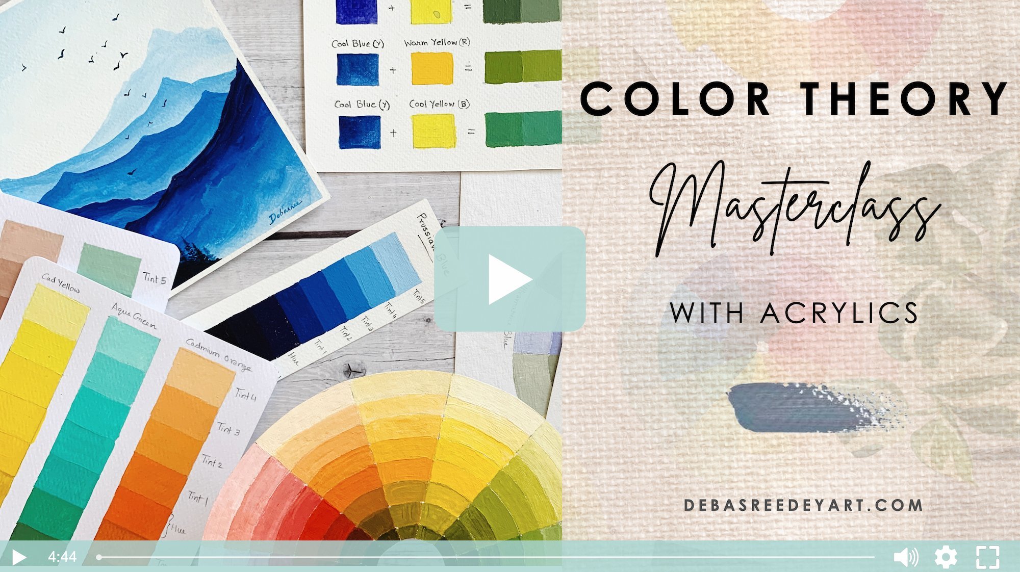 Color Swatch Book: to Create Your Own Colour Palette, Pages of Charts for  Blending Mixing, Drawings of Flowers and Leaves to Practice and Improve