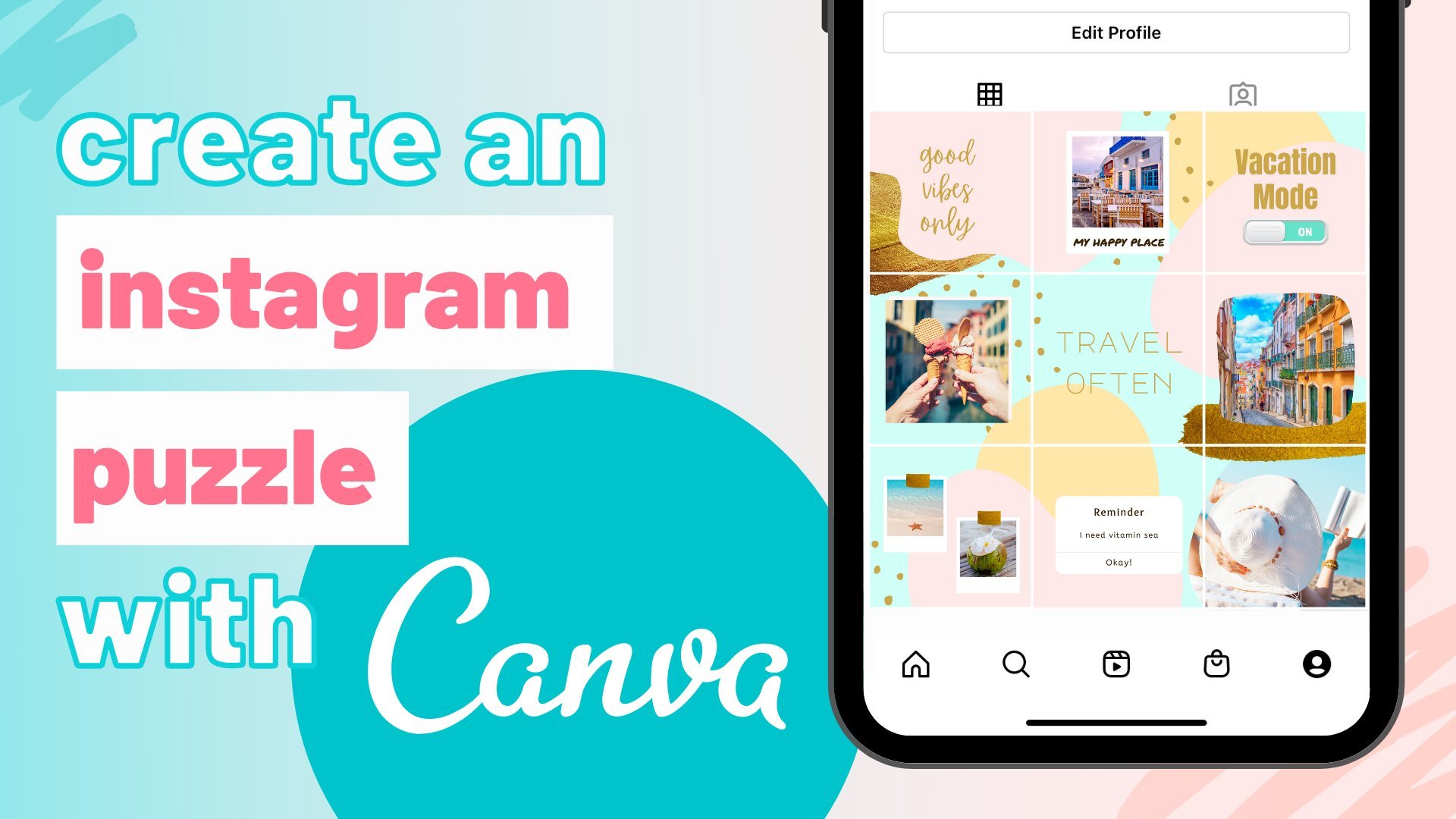 How to Make PUZZLE in Canva to Cut and Play. 