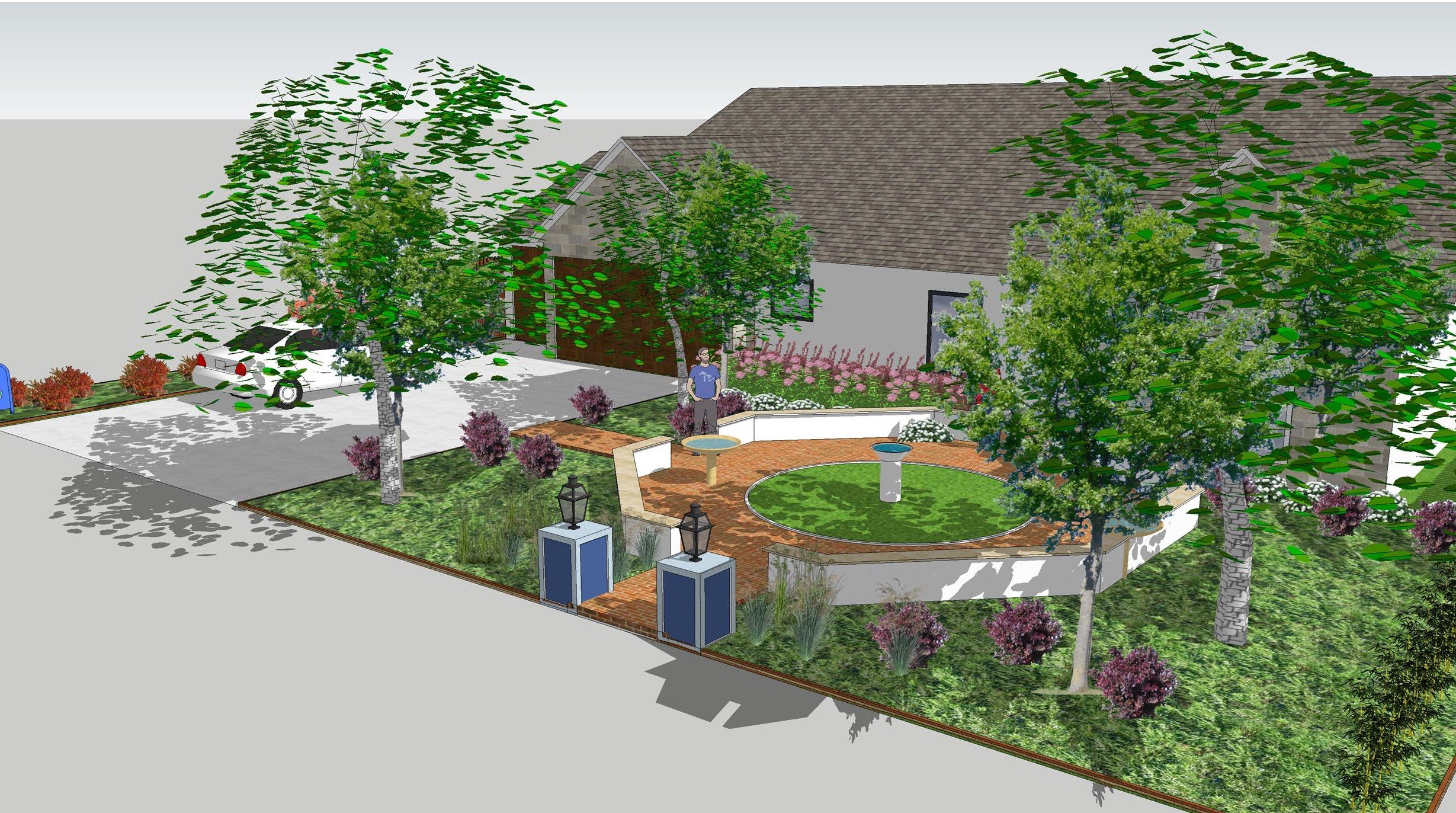 Uso de SketchUp Pro en el diseño de jardines: cómo crear presentaciones de  jardín potentes | Robert Littlepage | Skillshare, image size:2458x1372