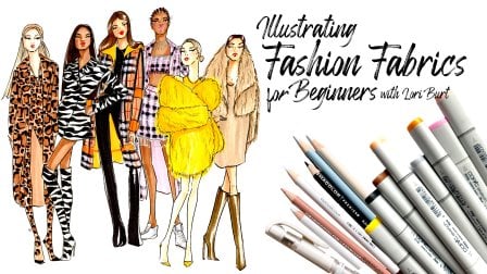 Louis Vuitton Colour Pencil Fashion Illustration