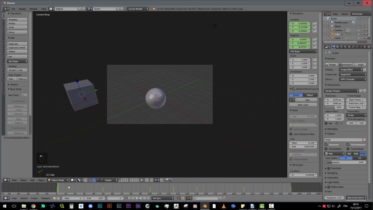 Blender complete training for beginners part 11 Discovering keyframe