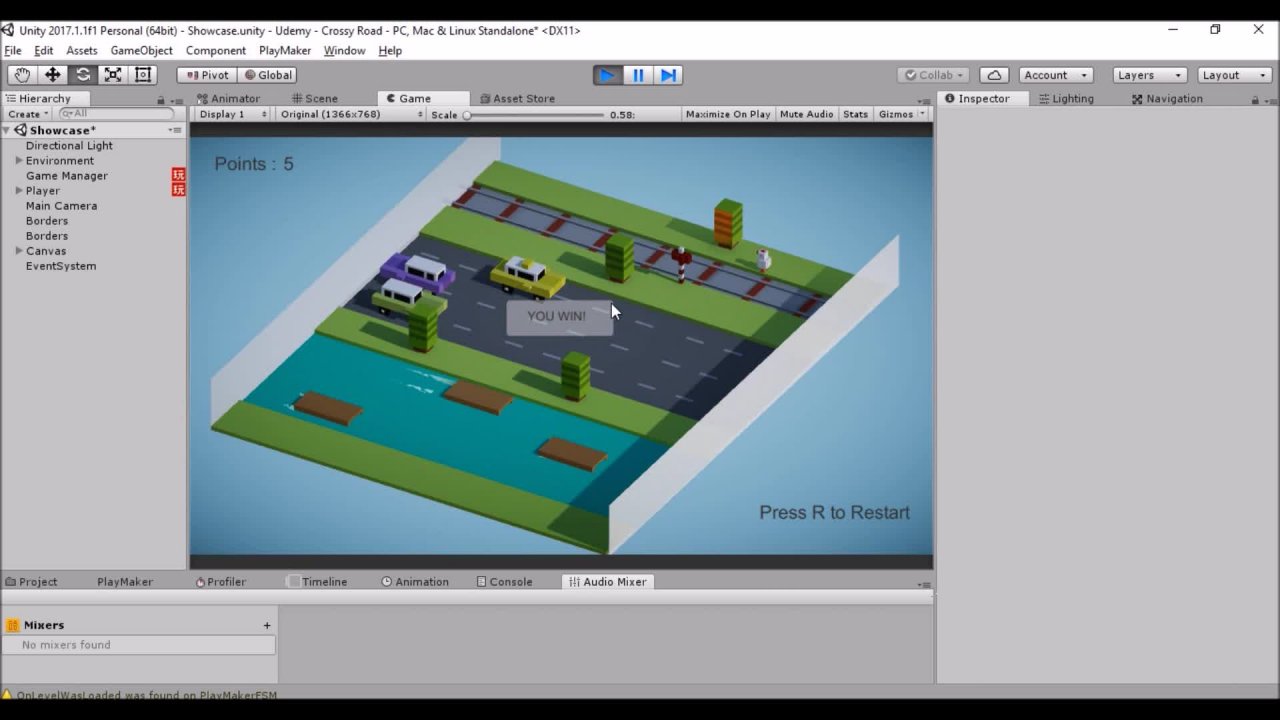 Create a game like Crossy Road using Unity & PlayMaker | Vaddadi Karthik |  Skillshare