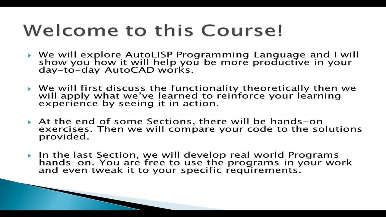 Autocad lisp programs