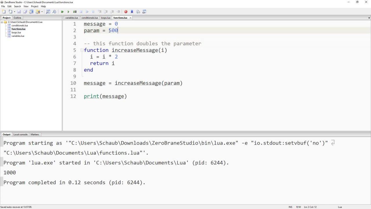 Introduction To Lua Programming Kyle Schaub Skillshare - 