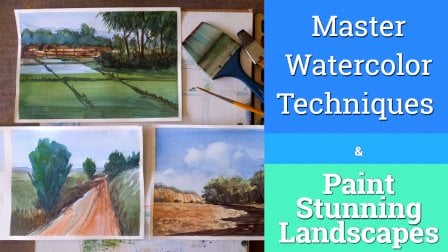 Simple Watercolours: Painting monochromatic landscapes, Mandar Marathe