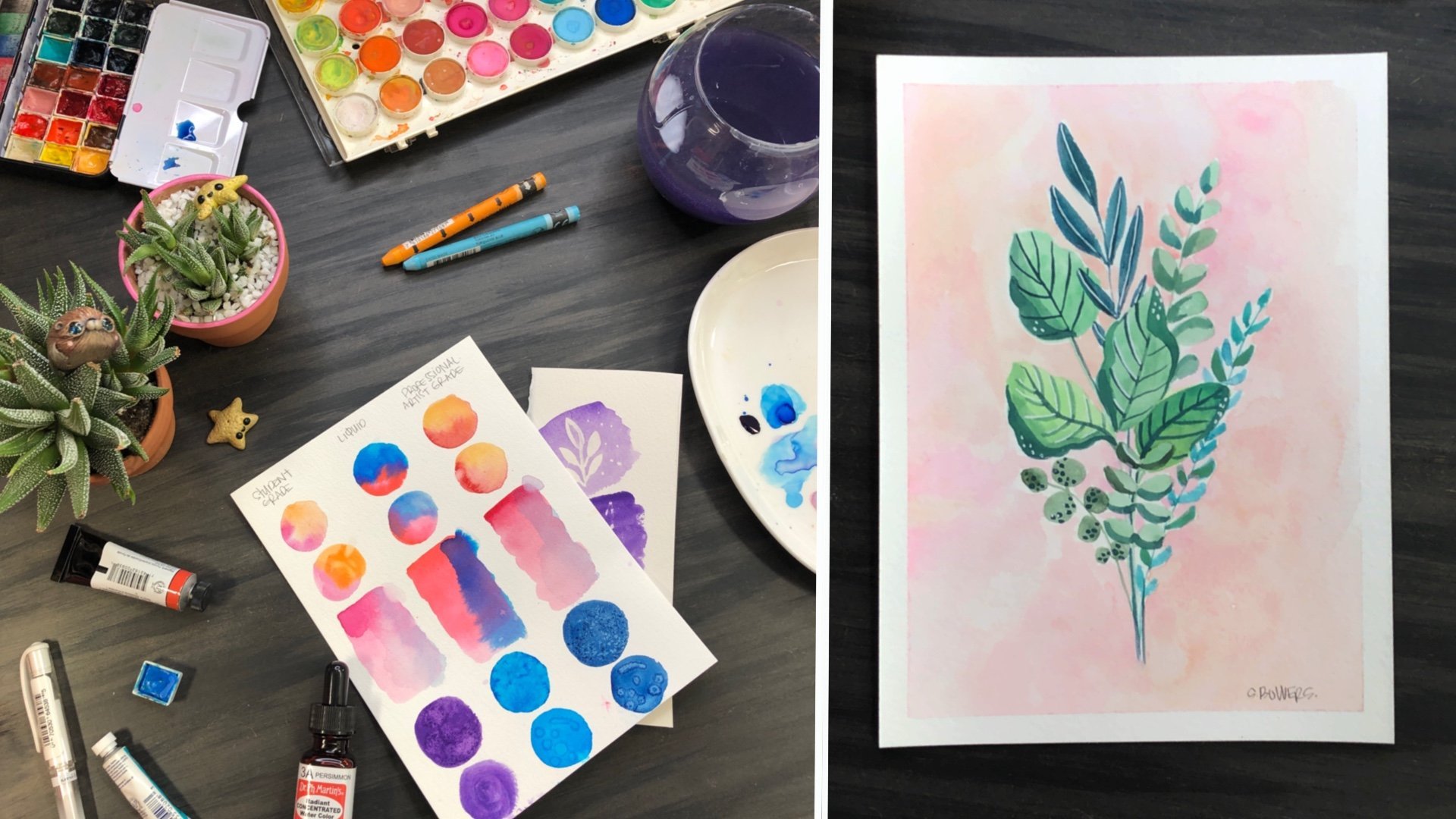 5 Reasons to Try The Artist's Loft Watercolor Markers - Swatch