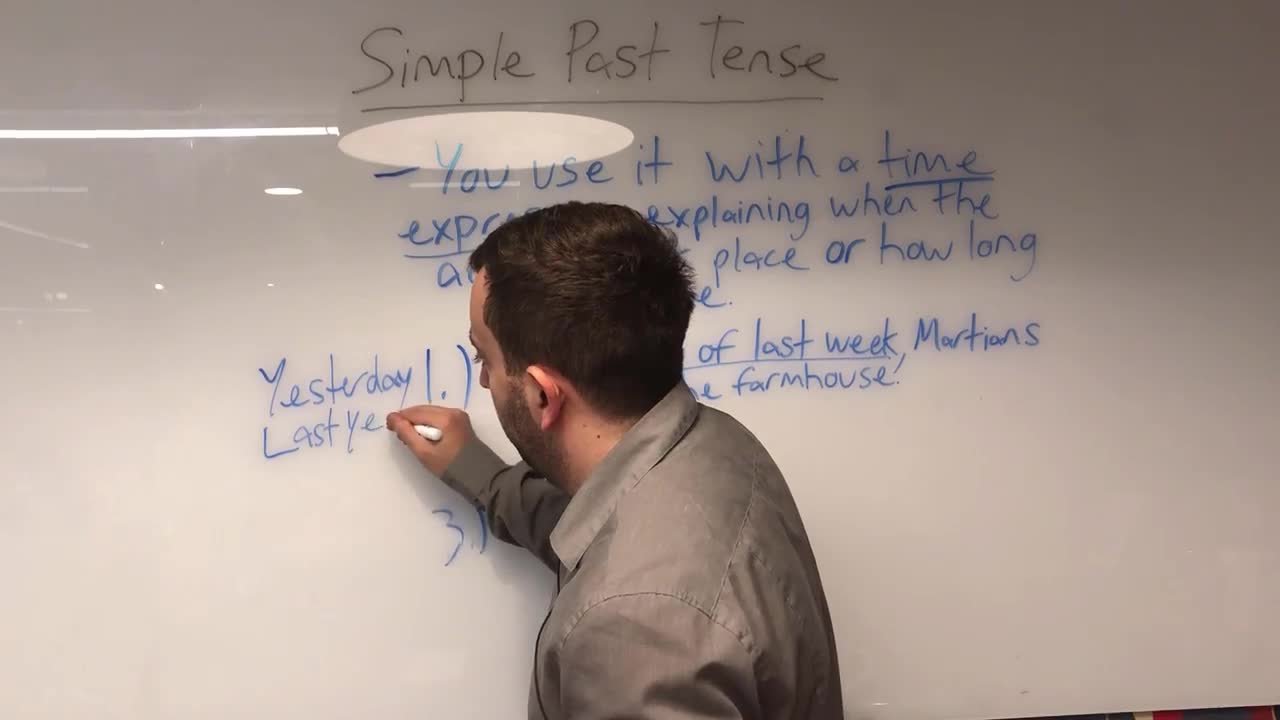 Mastering The Past Tense English Grammar Class Benjamin Weinberg Skillshare