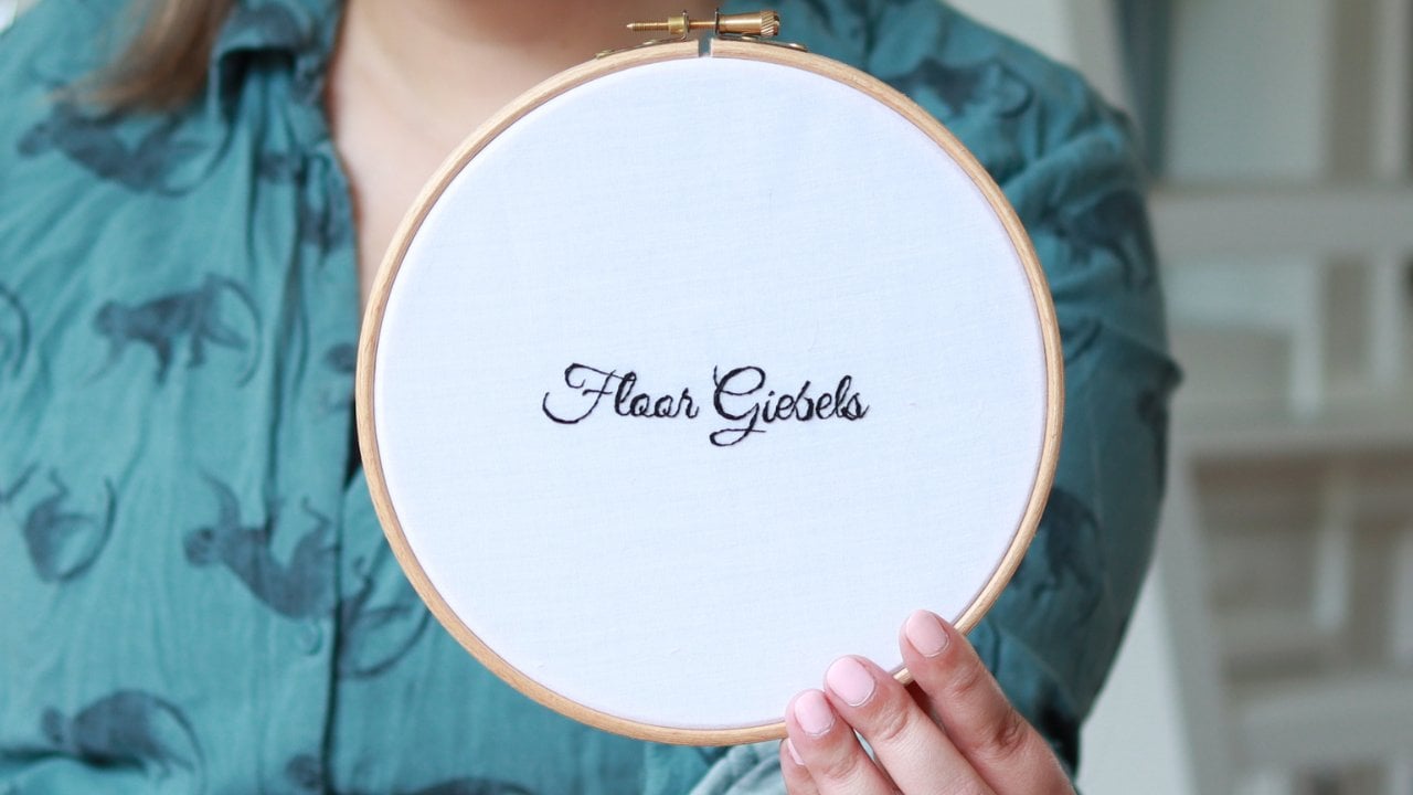 Embroidery & Hand Lettering: 3 Stitches for Smooth Lettering