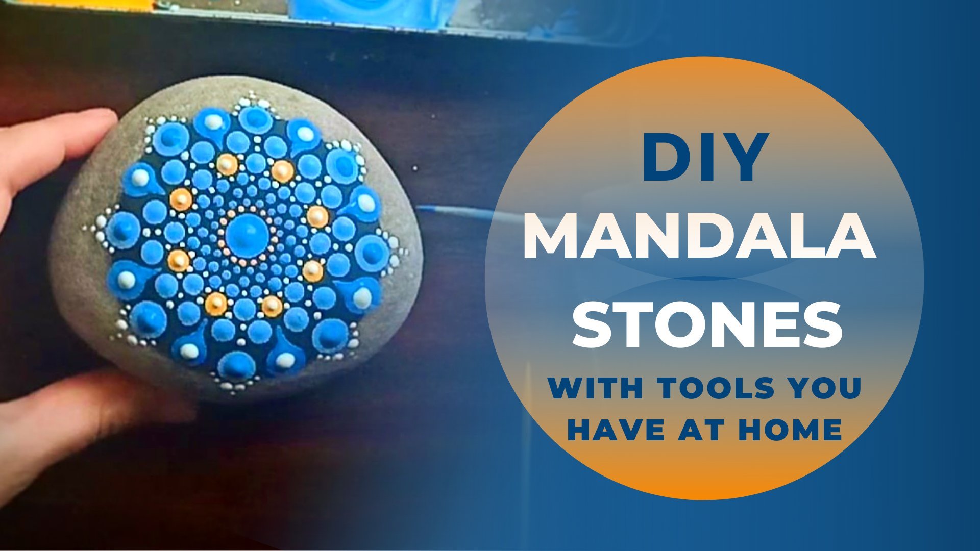 Paint Your Own Mandala Stones Rock Painting Kit