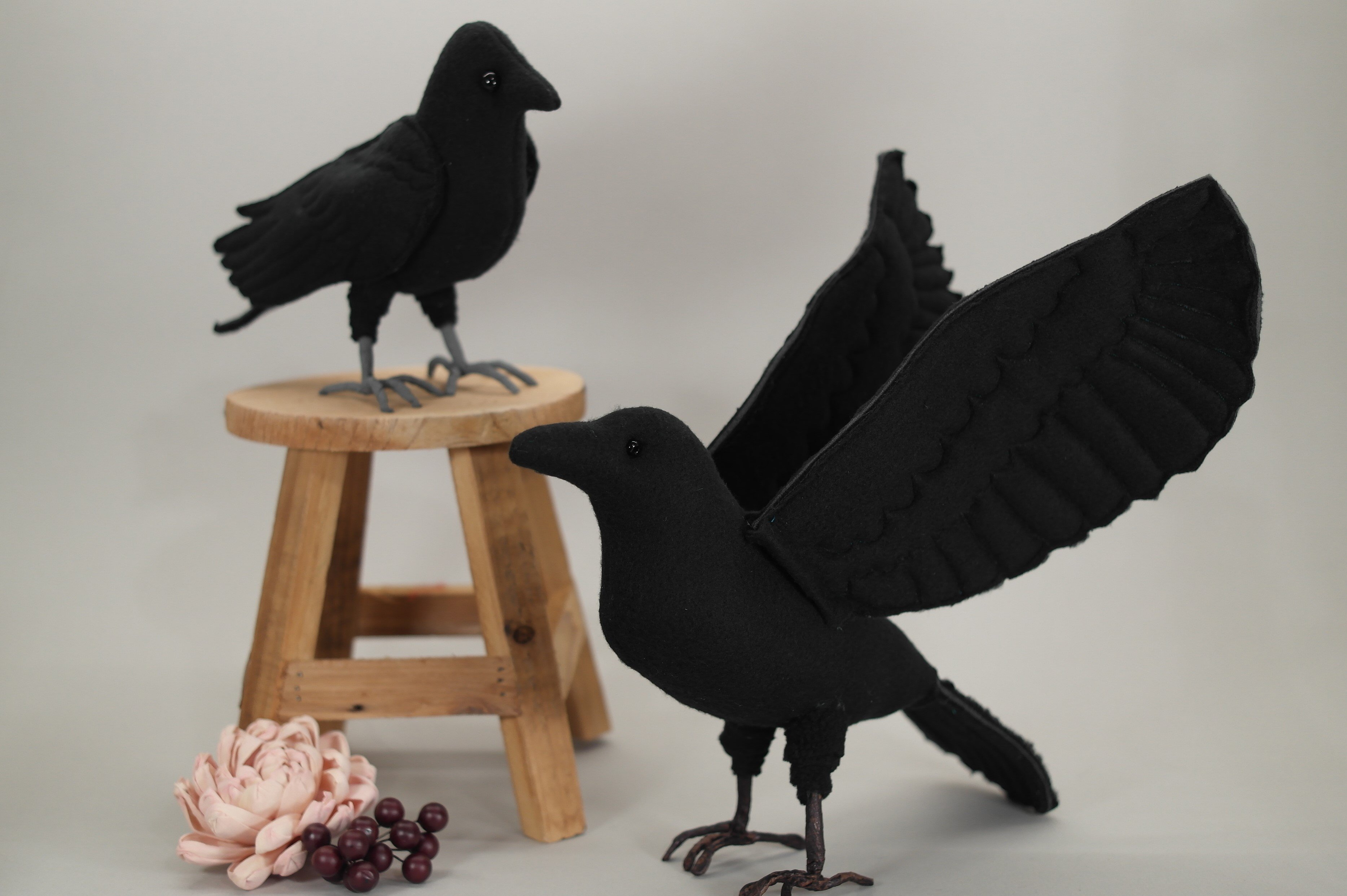 Raven Phone Holder Raven & Crow Art Phone Grips