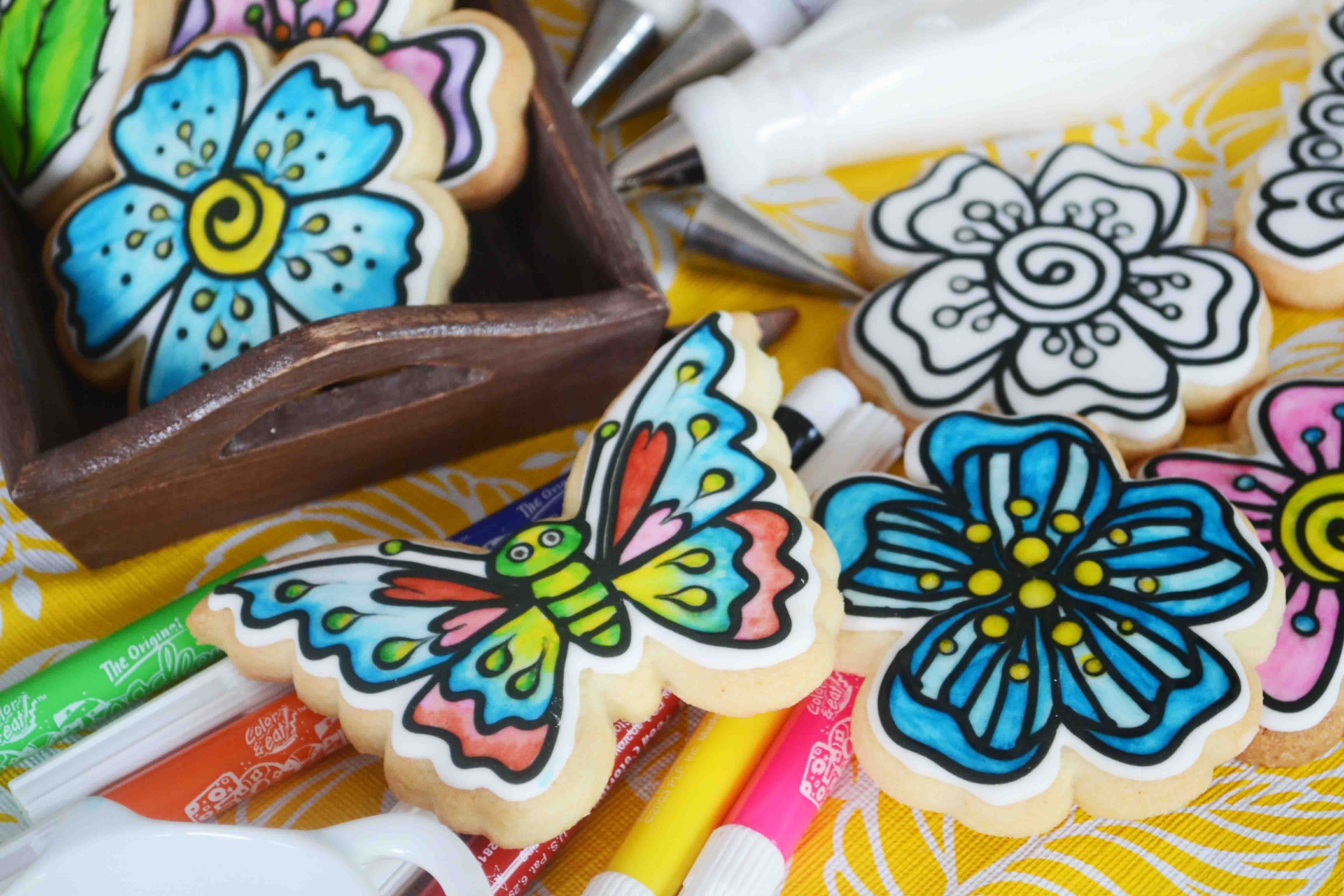 How to make sugar cookies & royal icing to then decorate cookies