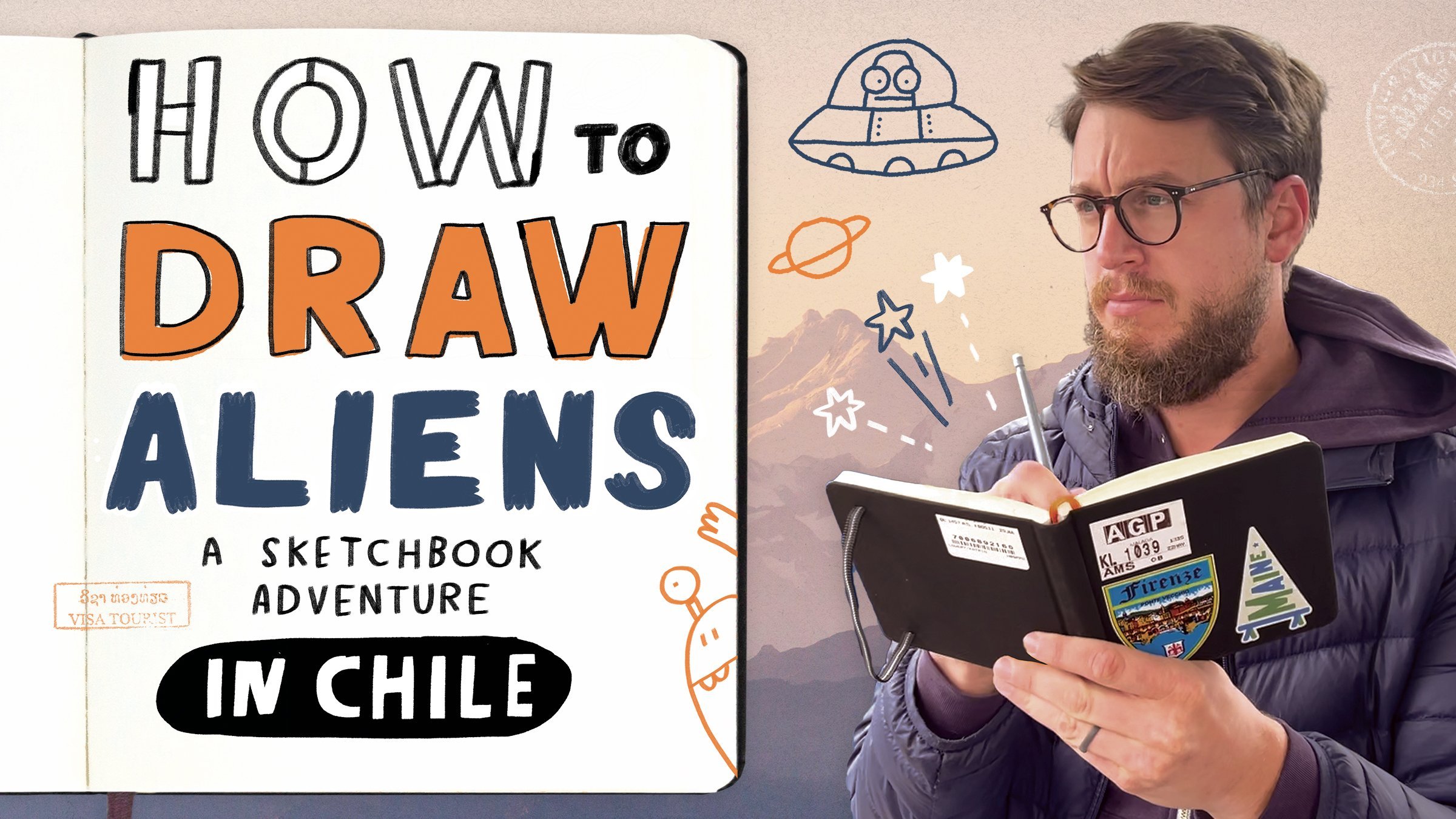 Curso de Desenho: Como Desenhar Aliens-(How to draw aliens) 