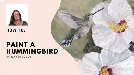 Hummingbird aquarelle : sujet facile pour tous les niveaux de compétence