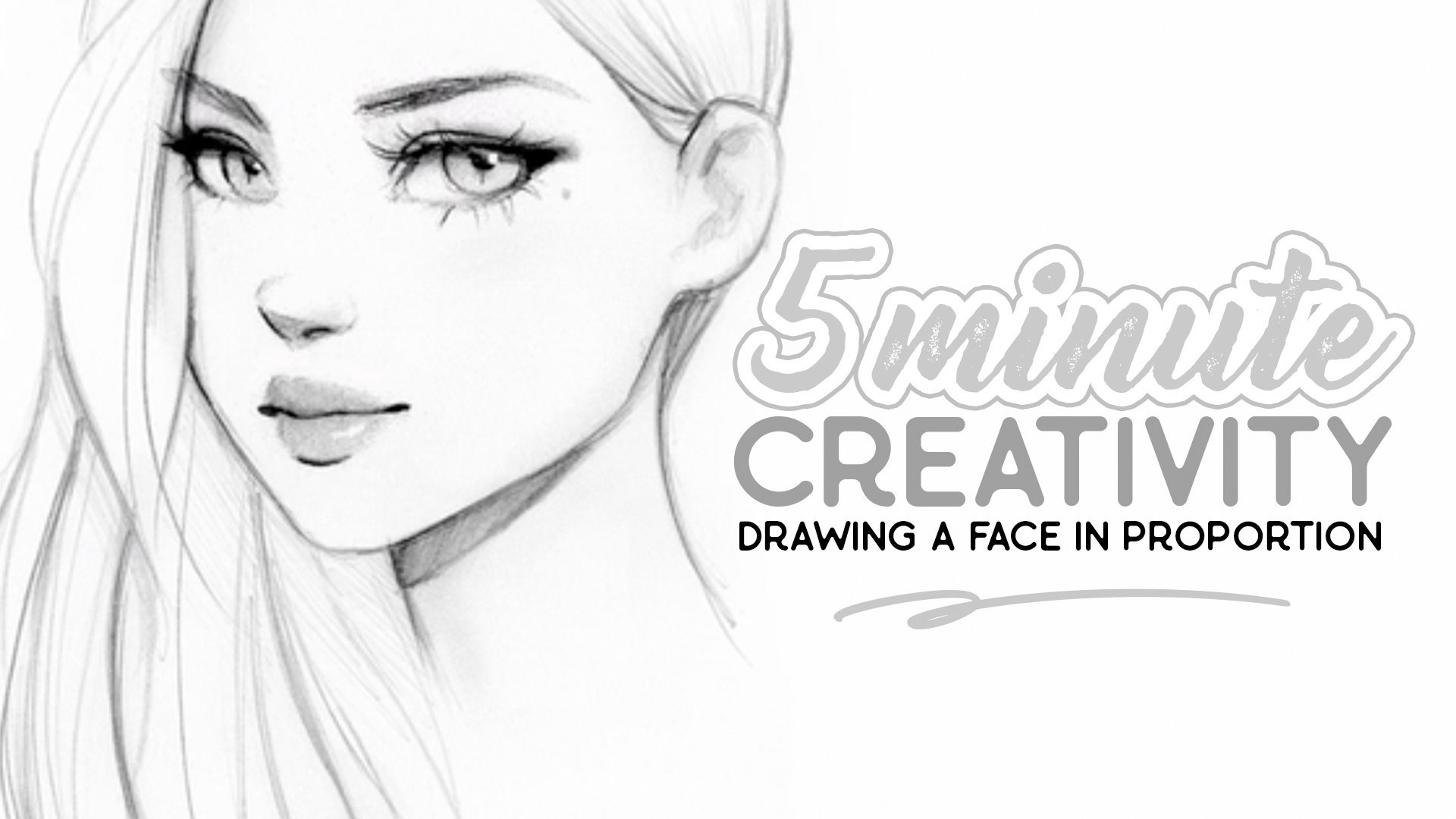 5 Minute Creativity: Drawing a Face in Proportion | Gabrielle Brickey ...