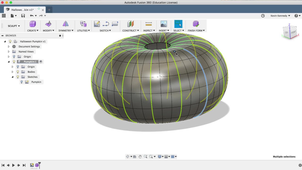Learn Fusion 360 in 30 Days for Complete Beginners! (2019) | Kevin Kennedy  | Skillshare