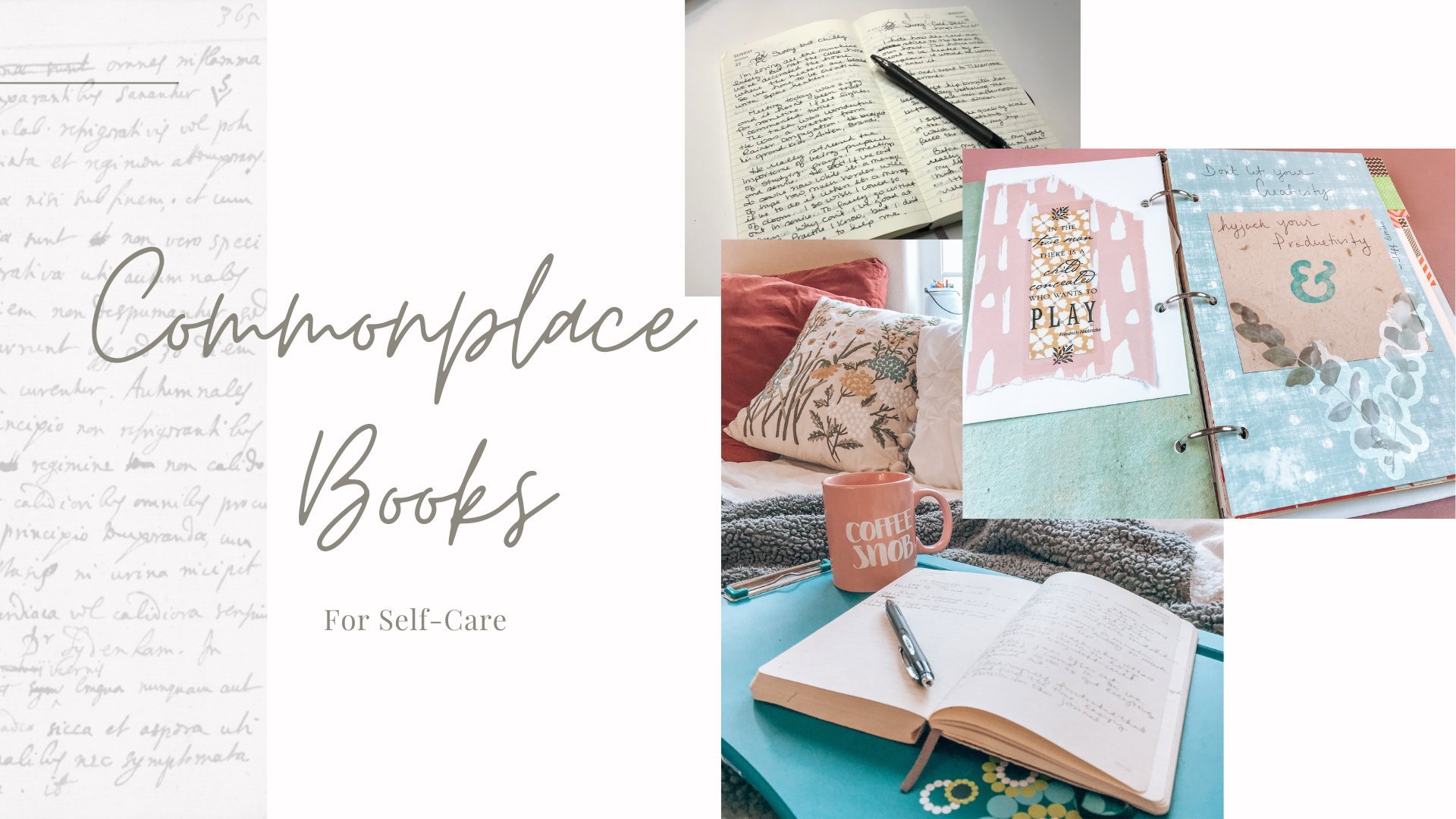 The Commonplace Book as a Thinker's Journal - Bullet Journal