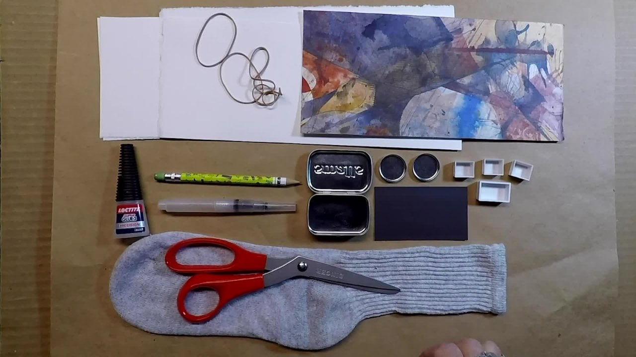 Watercolor Travel Art Kit: Fits in Your Pocket., Chris Carter