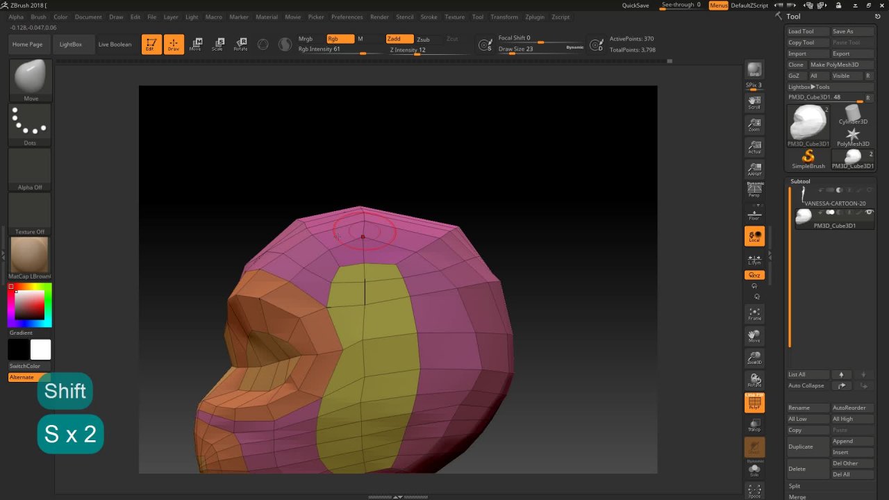 Zbrush Vanessa Cartoon Modelagem 3d Hand Painting Edson Camacho Skillshare