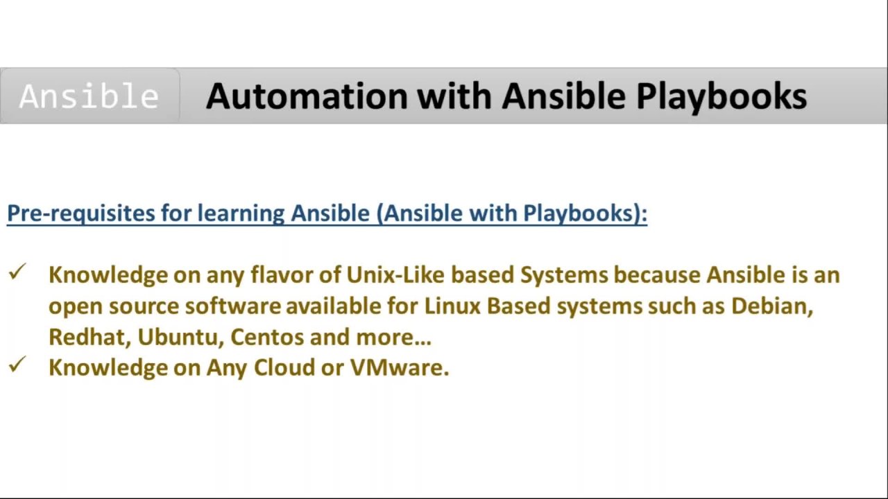 Automation with Ansible Playbooks | Narendra P | Skillshare
